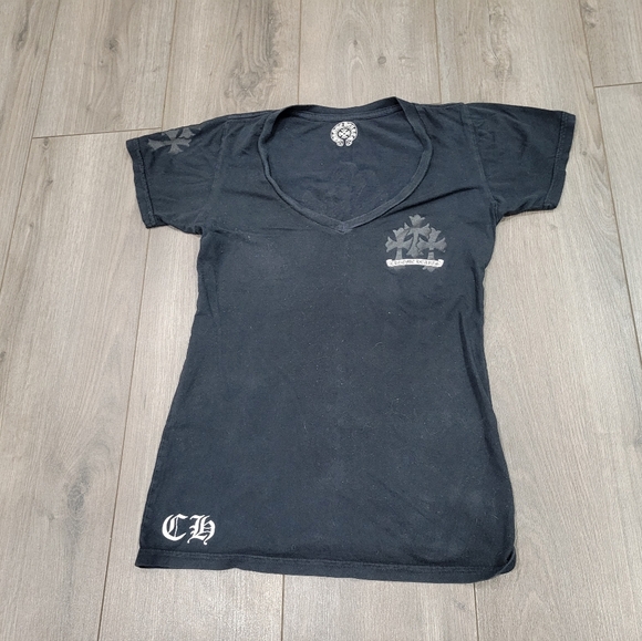 Chrome Hearts Women's Black T-Shirt - Size Small - Picture 3 of 12